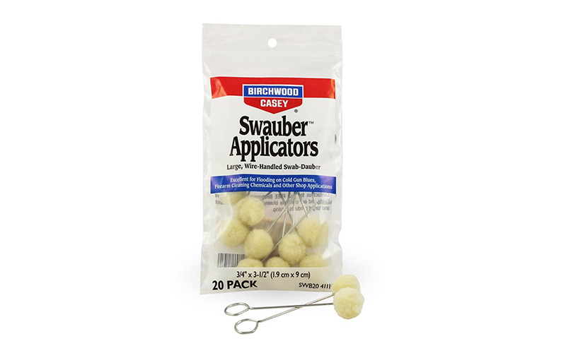 Birchwood Casey Swauber Bluing and Cleaning Applicators (20 Pack) - BC-41110