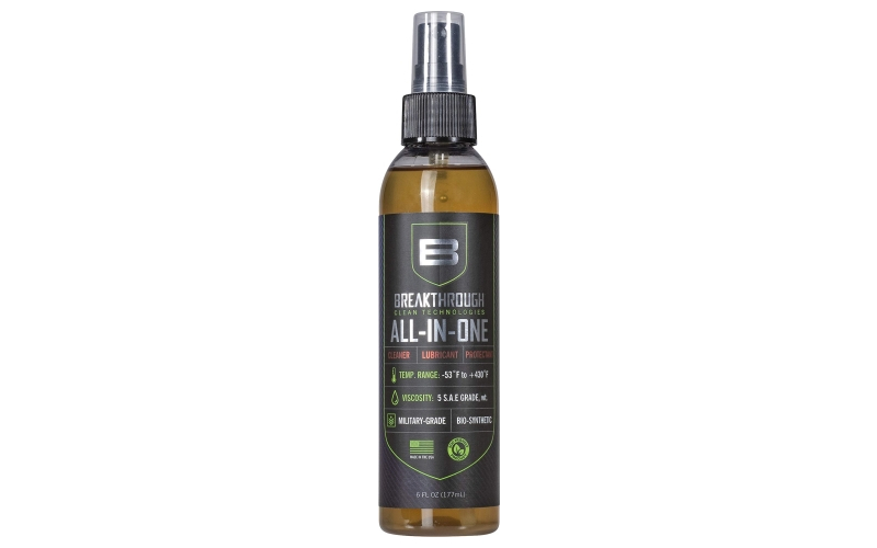 Breakthrough Clean Technologies All-in-One Cleaners, Solvent, 6oz Pump Spray BB-AIO-6OZ