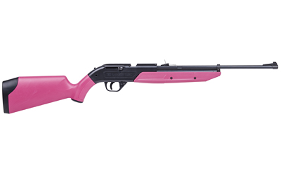 Crosman Model 760 Pumpmaster Redesigned, .177 BB, 17", Polymer Stock, Pump Action, Large 1,000 BB Reservoir, Easy-Access Loading Port, 18 Round Magazine, Adjustable Rear Sight, 645 Feet Per Second, Pink Finish 760P