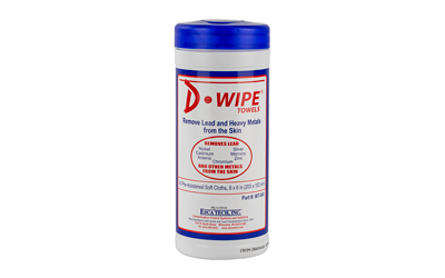 D-Lead Wipes, 40 Count, Disposable Wipes, 12/Pack, Pop Up Canister WT-040