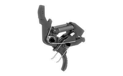 Hiperfire X2S Mod-1, Semi Drop-In Trigger Kit, 2-Stage, Fits AR15/AR10/PCC/MPX, Black Color, Heavy Manganese Phosphate Finish, Curved Trigger, 1st Stage 2-2.5LB, 2nd Stage 1.5LB, Overall 3.5-4LB X2SM1
