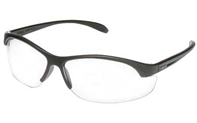 Howard Leight HL2000 Compact Safety Glasses, Black Frame, Clear Lens, Will Not Fit Adults - Ideal For Smaller Heads R-01638