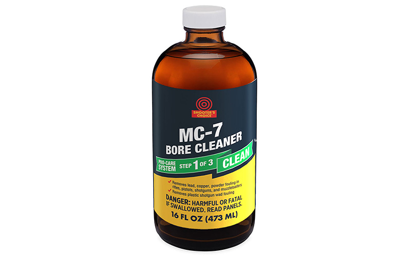 Shooter's Choice MC #7, Solvent, Liquid, 16oz, Bore Cleaner/Conditioner, Glass Container SHF-MC716