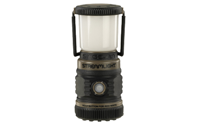 Streamlight Siege Lantern, 200/100/50 lumens White C4 LED, SOS, Red LED, 7 Hour Run Time, 3x AA batteries, Coyote Brown 44941