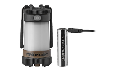 Streamlight Siege X USB Lantern, 325 Lumen, 18650 USB Battery & USB Cord, Coyote Brown 44956