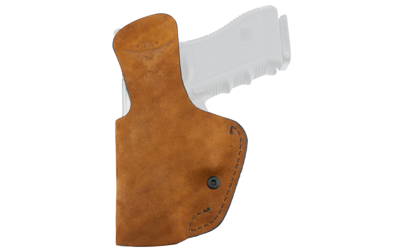 Tagua The Loyal, IWB, Multifit Holster, Fits Most Single Stacked Semi-Automatic Pistols with Optic, Right Hand, Super Soft Suede Construction, Light Brown TX-LOYAL-1010-LB