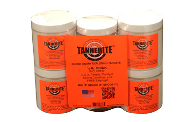 Tannerite Half Brick, Target, 1/2 Pound, 4 Pack 1/2 BR