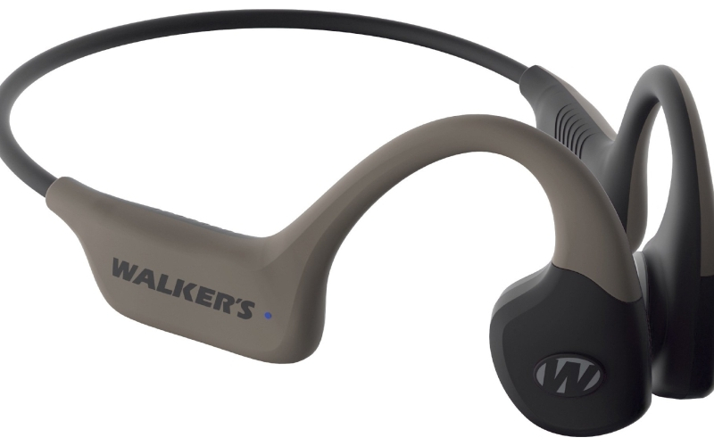 Walker's Raptor, Electronic Earmuff, Bluetooth, Allows for High NPR USing Standard Ear Tips, Rechargeable Battery, Listen to Music or Take Phone Calls, Includes Micro USB Cable, Tan GWP-BCON