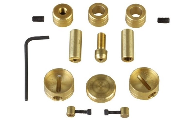 100 Straight Products Adjustable disk hardware kit gold brass