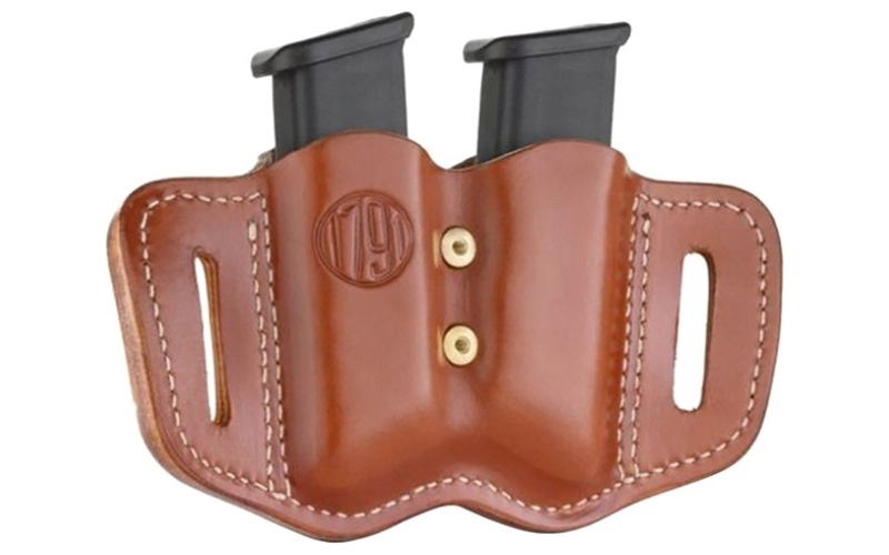 1791 Double mag for polymer double stack classic brown