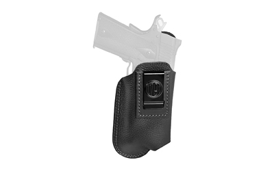 1791 Gunleather Smooth Concealment, Inside Waistband Holster, Optics Ready, Light Bearing, Size 4, For Glock 17/19/19x/22/23/22/23/25/26/27/31/32/47/48/48MOS, Cow Hide, Leather Construction, Black, Right Hand OR-LB-SCH-4-NSB-R