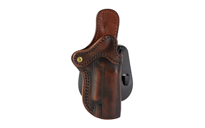 1791 Gunleather PDH1 Optic Ready, OWB Paddle Holster, Fits Optic Ready 4.25" to 5" 1911s, Matte Finish, Vintage Leather, Right Hand OR-PDH-1-VTG-R