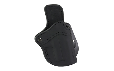 1791 Gunleather PDH2.3 Optic Ready, OWB Paddle Holster, Fits Optic Ready Large Frame Railed Pistols, Matte Finish, Stealth Black Leather, Right Hand OR-PDH-2.3-SBL-R