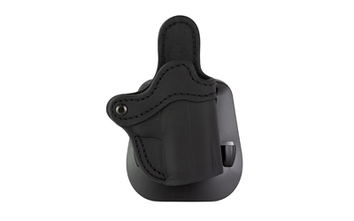 1791 Gunleather PDH-C Optic Ready, OWB Paddle Holster, Fits Optic Ready Sub-Compact Size Pistols, Matte Finish, Stealth Black Leather, Right Hand OR-PDH-C-SBL-R