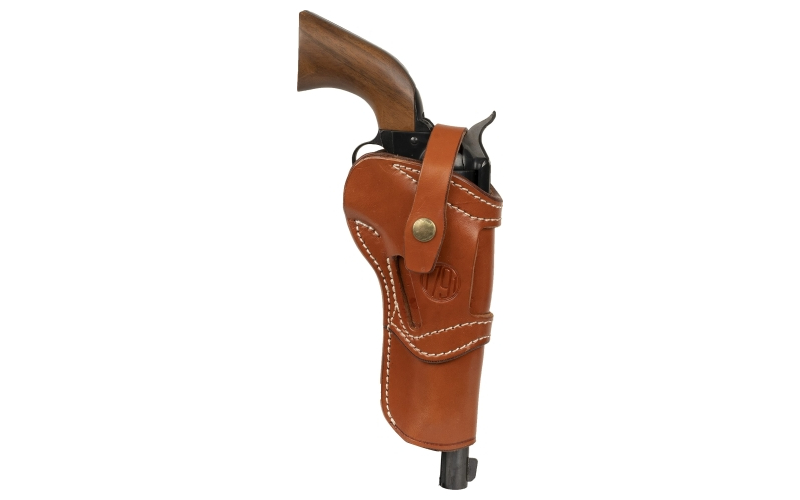 1791 Gunleather Single Action, Ambidextrous Holster, 5.5" Barrel, Fits Single Action Revolvers, Leather, Classic Brown SA-RVH-6.5-CBR-A