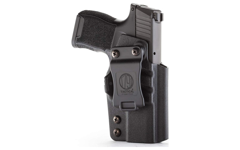 1791 Gunleather Tactical Kydex, Inside Waistband Holster, Right Hand, Black Kydex, Fits P365 TAC-IWB-P365-BLK-R