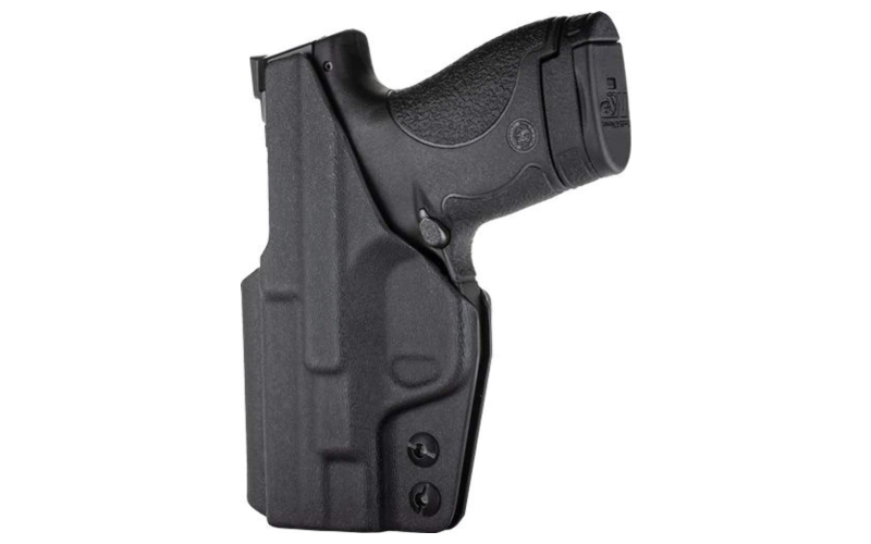 1791 Gunleather Tactical Kydex, Inside Waistband Holster, Right Hand, Black Kydex, Fits S&W Shield TAC-IWB-SHIELD-BLK-R