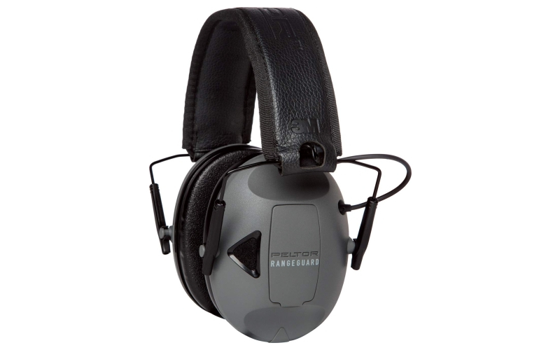 3M/Peltor Range Guard Electronic Hearing Protector, Gray, NRR 21, Folding RG-OTH-4