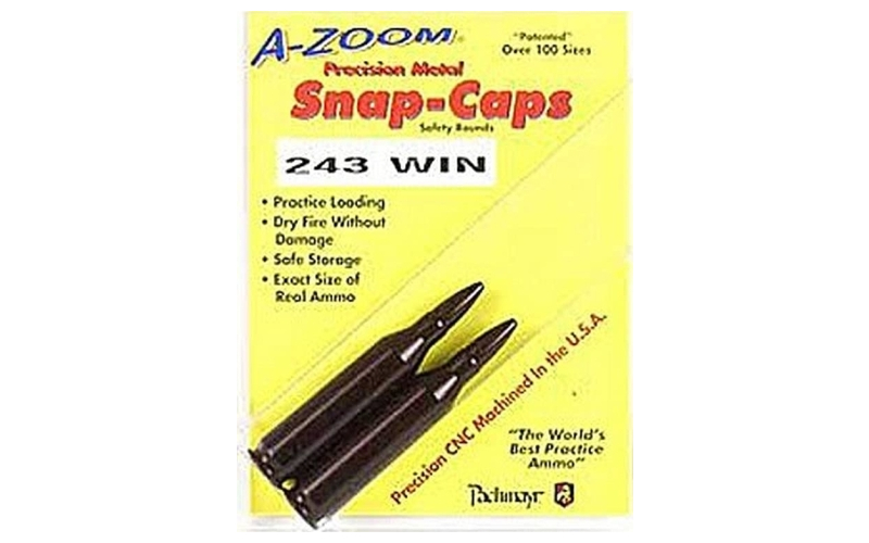 A-Zoom Snap Caps, 243 Win, 2 Pack 12223