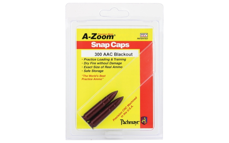 A-Zoom Snap Caps, 300-AAC Blackout, 2 Pack 12271