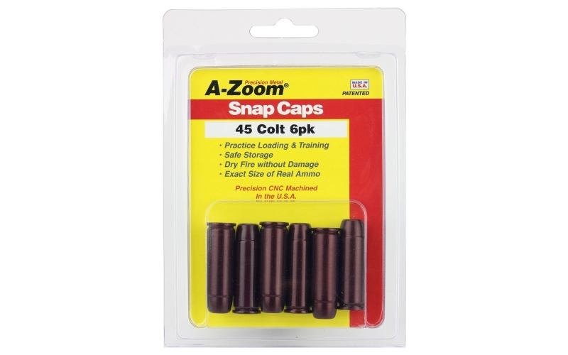 A-Zoom Snap Caps, 45LC, 6 Pack 16124