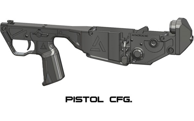 A3 Tactical Inc. Pistol upper receiver triad bullpup chassis for brn-180