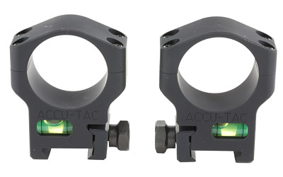 Accu-Tac Scope Rings, 34mm High (Clears 56mm Lens), Black Finish HSR-340
