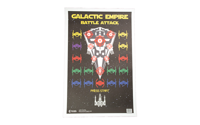 Action Target Galactic Empire Battle Attack, Multi Color, 23"x35", 100 Per Box GS-GBSA-100