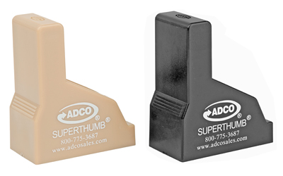 ADCO ADCO, Mag Loader/Unloader, Super Thumb Loader Pair,  9mm-40SW, Black and Tan ST1PR