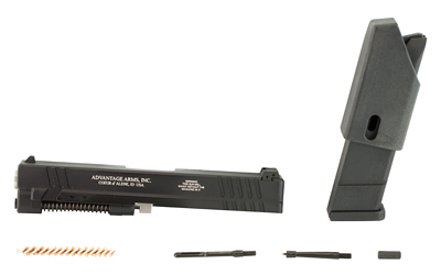 Advantage Arms Conversion Kit, 22LR, 4.49" Barrel, Fits Springfield Armory XD 9/40, Non-XDM Frames Only, Does Not Fit 3" Sub-compact, With Range Bag, Black Finish, 10Rd, 1-10Rd Magazine XD940-4