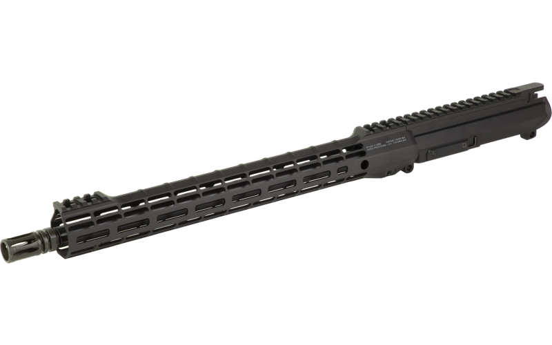 Aero Precision EPC-9, Complete Upper, 9MM, 16" Barrel, 1:10 Twist, ATLAS S-ONE 15" Handguard, Anodized Finish, Black, Does Not Include BCG or Charging Handle APAR620105M87