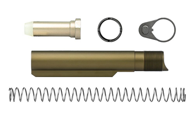 Aero Precision Enhanced Carbine Buffer Kit, Buffer Tube Complete Assembly, Anodized Finish, Kodiak Brown, Fits AR10 APRH101461C