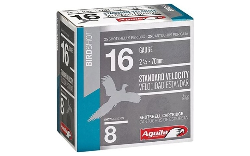 Aguila Aguila field 16ga 2.75  1oz #8 1200fps