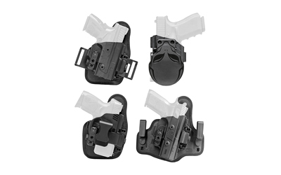 Alien Gear Holsters Core Carry Package, 1.5" Belt Slide Holster, Black, Fits Glock 19, Standard Clips, Right Hand SSHK-0057-RH-D