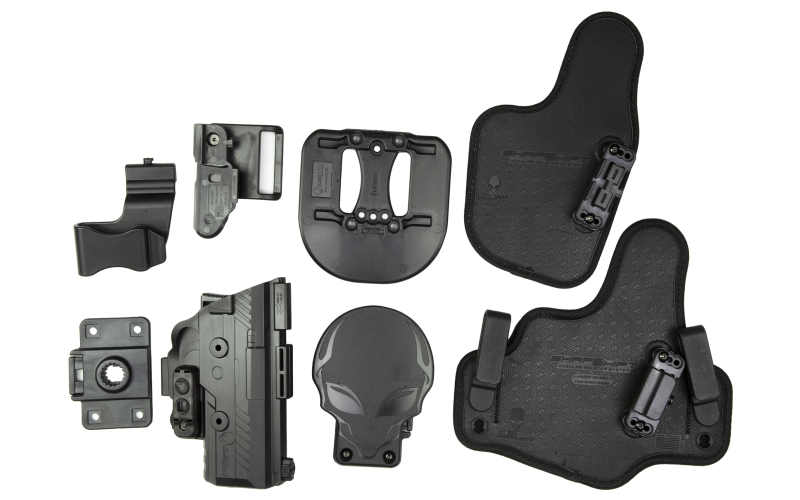Alien Gear Holsters ShapeShift Modular Holster System, Core Carry Pack, Fits Sig Sauer P320 Compact/Carry/X Compact/X Carry, Right Hand, Black SSHK-0692-RH-D