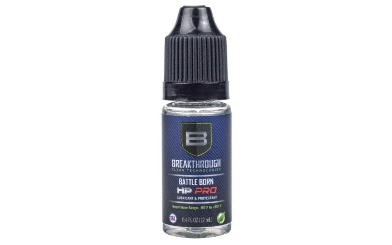 Breakthrough clean technologies battle born hp pro lubricant and protectant 12ml bottle clear 50/ct