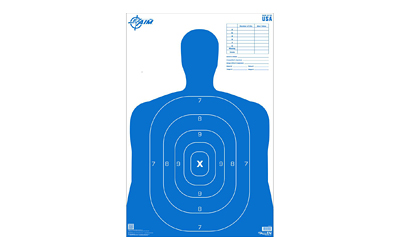 Allen Company EZ AIM B27, Silhouette, Paper Target, 23x35", 50 Pack, Blue 15745