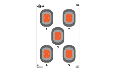 Allen Company EZ AIM 5-Spot, Paper Targets, 23x35", 50 Pack, Orange and Gray 15754