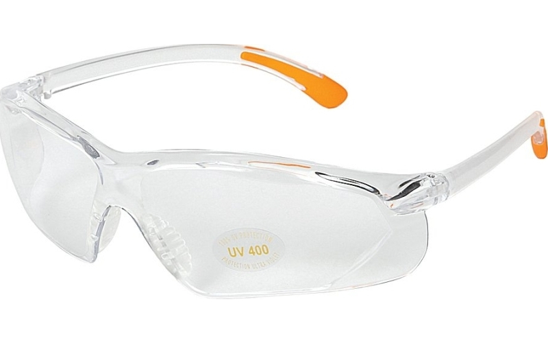 Allen Company Shooting Glasses, Clear/Orange Finish 22753