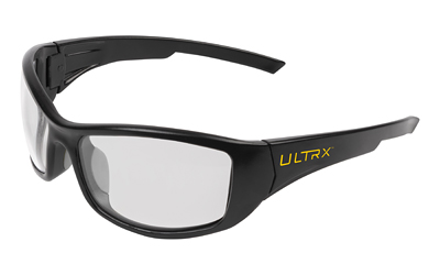 Allen Company ULTRX Sync Safety Glasses, Anti-fog/Anti-scratch, Black Frame, Clear Lens 4137