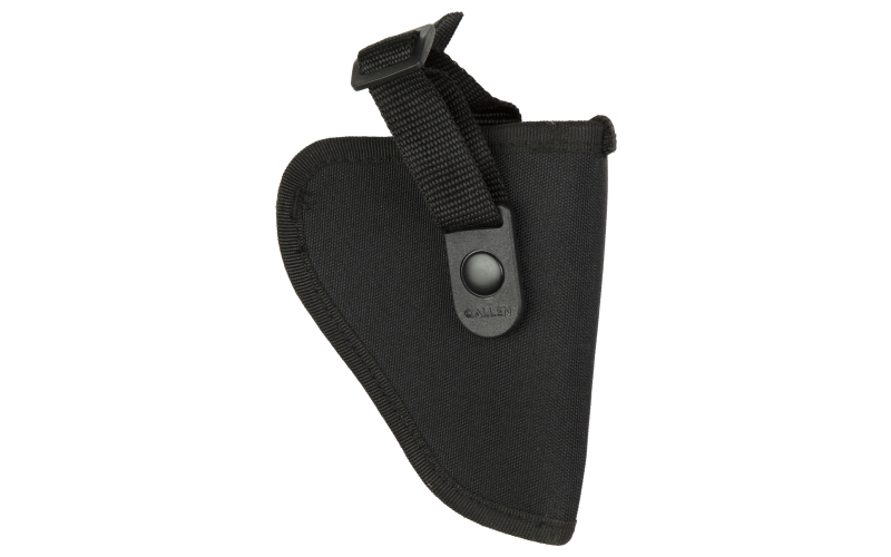 Allen Company Cortez, Outside Waistband Holster, Fits Small/Medium Revolvers with a 2"-3" Barrel, Nylon Construction, Snap Closure, Matte Finish, Black, Right Hand 44800