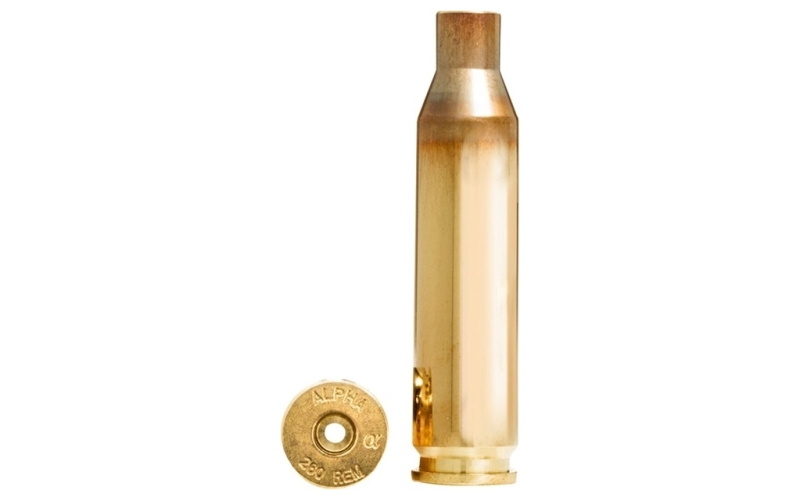 Alpha Munitions 260 remington srp brass 100/box