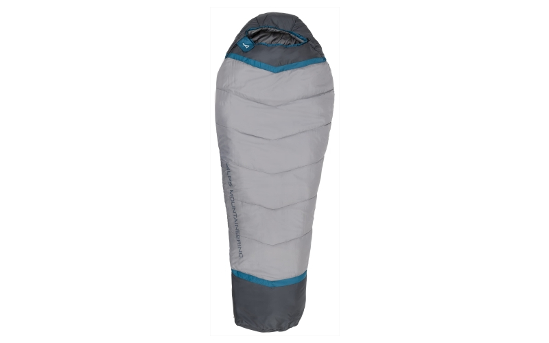 Alps mountaineering blaze +20 sleeping bag - regular charcoal/gray
