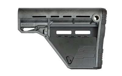 Amend2 Amend2 Modular Stock, For AR-15 MilSpec Buffer Tube, M-LOK Compatible, Lower Storage, Carbon Gray A2AMSLOWSCBN