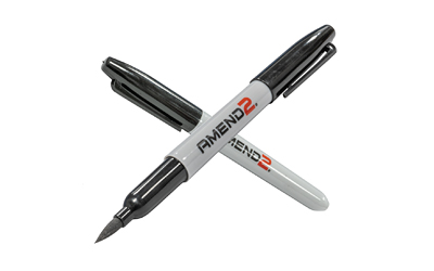 Amend2 G10 Marker, Full-length G10 Core, Black and Gray A2SELFDEFPEN