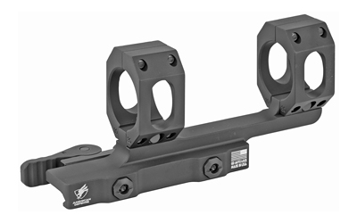 American Defense Mfg. AD-RECON Scope Mount, Dual Quick Detach, Vertical Spit Rings, 2" Offset, 30MM, Standard Height, Black AD-RECON-30-STD