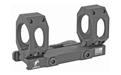 American Defense Mfg. AD-RECON-SL Scope Mount, Dual Quick Detach, Vertical Spit Rings, 2" Offset, 34MM, High Height, Titanium Lever System, Black AD-RECON-SL-34-STD