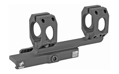 American Defense Mfg. AD-Scout Mount, Quick Detach, Vertical Split Rings, 2" Offset, 30MM, Black AD-SCOUT-30-STD