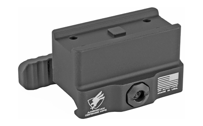 American Defense Mfg. Mount, Quick Detach, Fits Aimpoint T1/T2/CompM5, Co-witness Height, Black AD-T1-10-STD