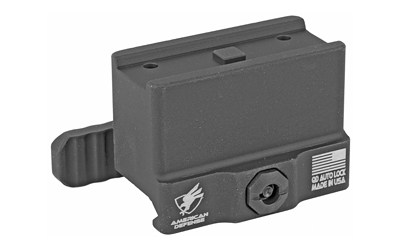 American Defense Mfg. Mount, Quick Detach, Fits Aimpoint T1/T2/CompM5, Lower 1/3 Co-witness Height, Black AD-T1-11-STD